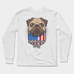 American Pug Long Sleeve T-Shirt